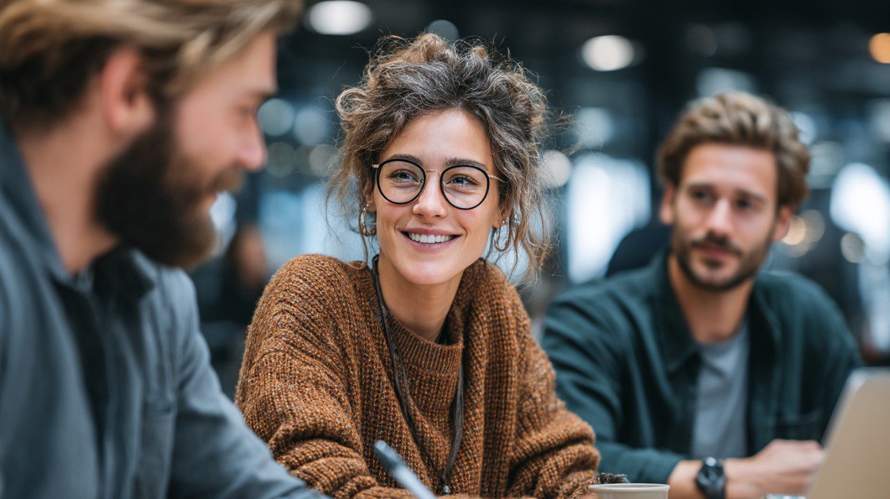 Professional team meeting